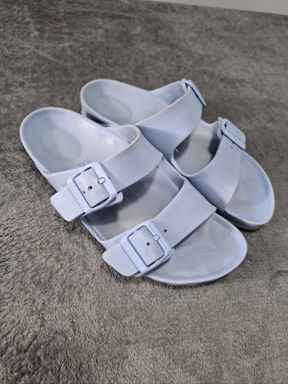 Birkenstock Women's Arizona Essentials EVA Sandals Blue Sz 39